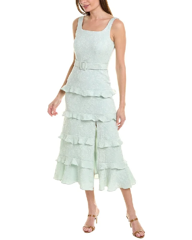 Reduced Prices Maison Tara Jacquard Maxi Dress