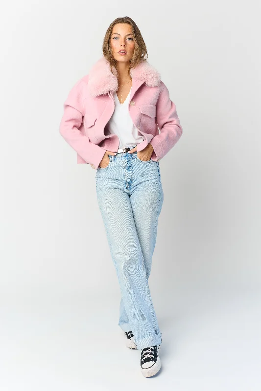 Extra Savings Annabel Cashmere Jacket - Pink