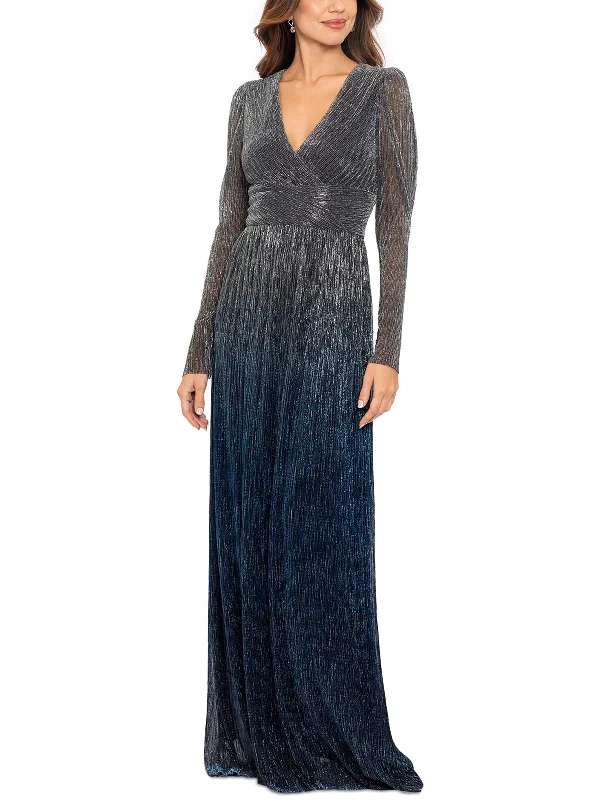 Savings Galore Womens METALLIC Polyester Evening Dress
