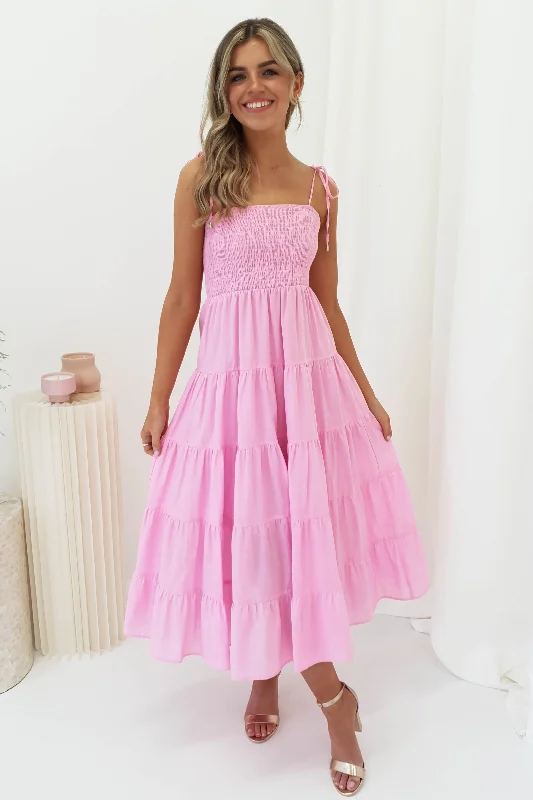 YEAR-End Clearance Imogen Midi Dress | Pink