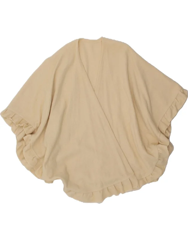 Reduced Prices VINTAGE Womens Poncho Jumper One Size Off White