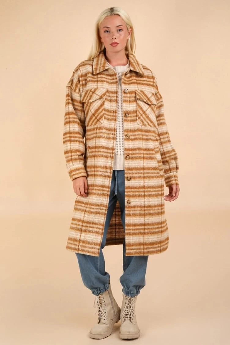 Bargain Bin Roxy Plaid Sherpa Jacket