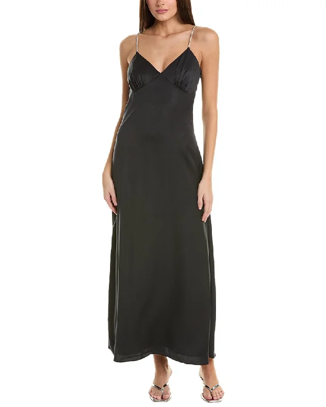 One-DAY Sale Solid & Striped Rosetta Maxi Dress