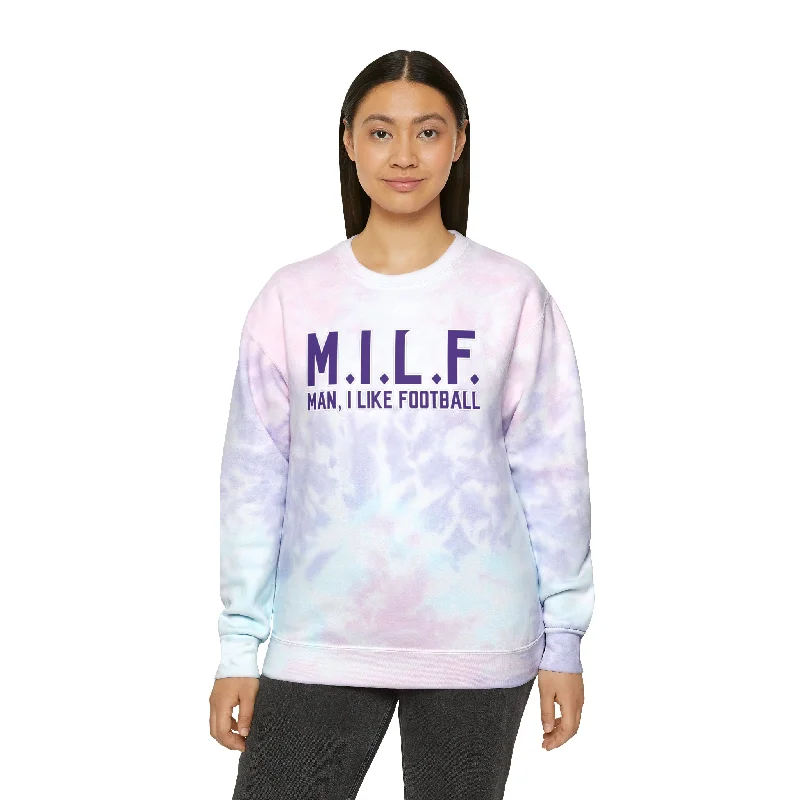 Shop and Save Tie-Dye Crewneck - M.I.L.F.
