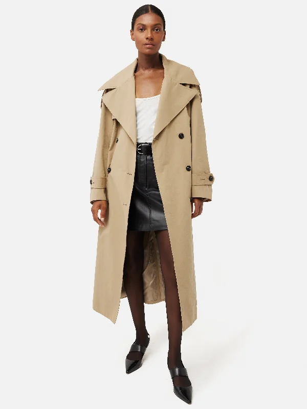 Last Chance Nelson Cotton Trench Coat | Stone