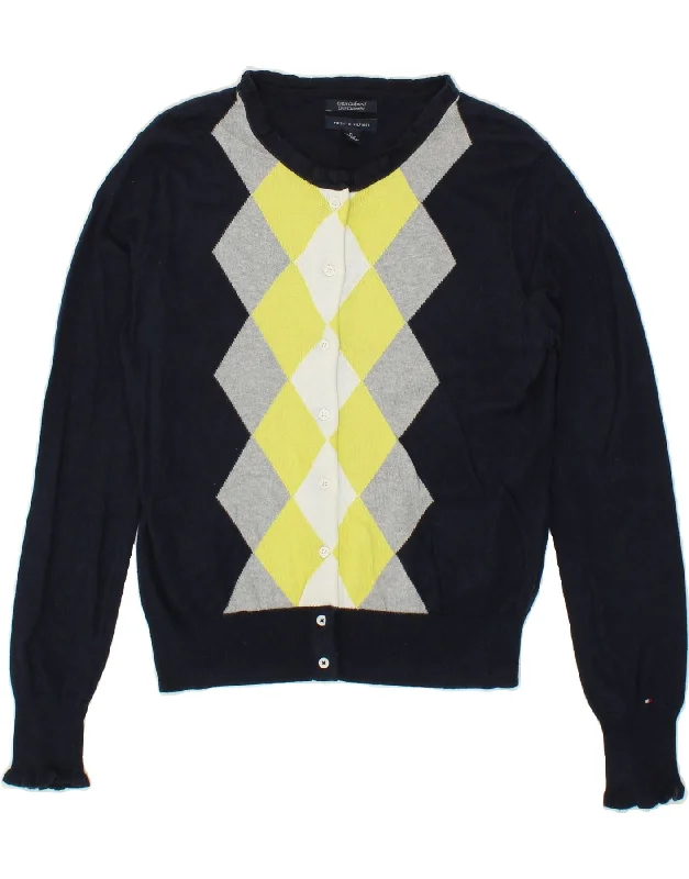 While Supplies Last TOMMY HILFIGER Womens Cardigan Sweater UK 14  Medium Navy Blue
