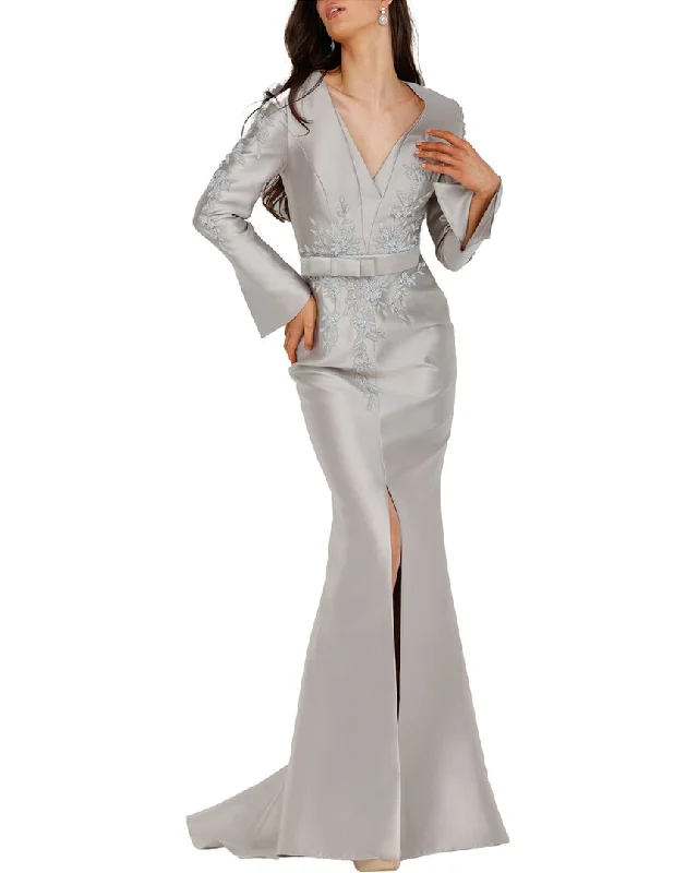Exclusive Online Offer Terani Long Sleeves V Neck Dress