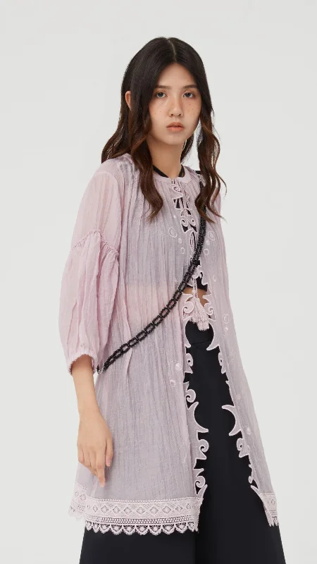 Savings Event Embroidered Summer Coat