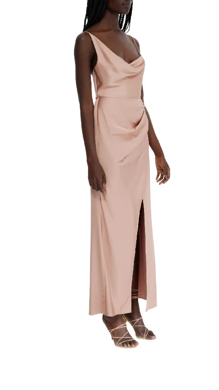 Can't Miss Aria Dress In Nougat