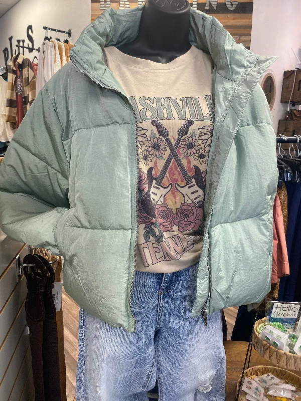 Low Prices Chloe Crop Puffer Jacket