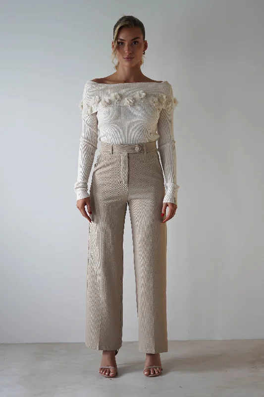 Loyalty Reward Carey Tailored Pants | Cream