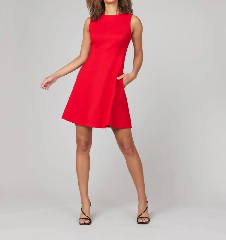 Deal Alert The Perfect Flare Dress In Red