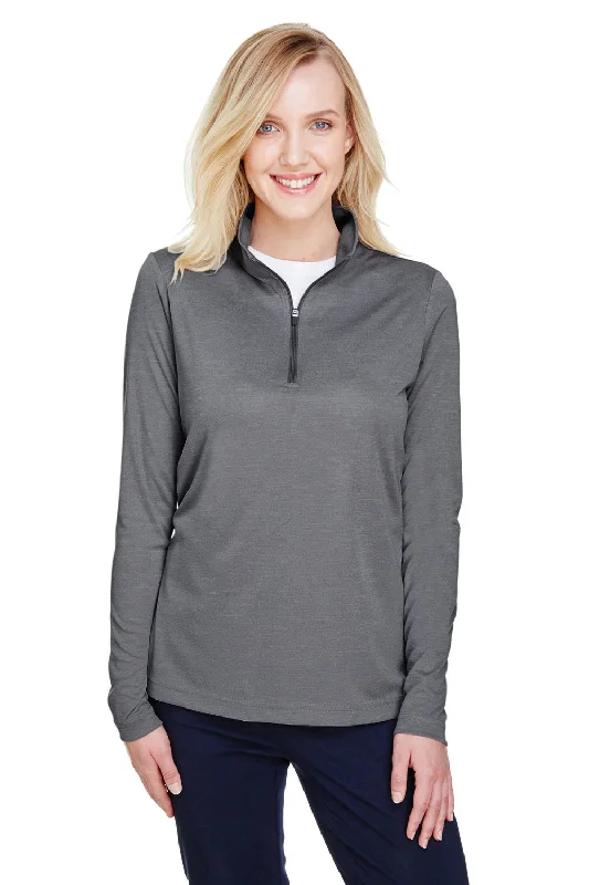 Unbeatable Prices Team 365 Womens Zone Sonic Performance Moisture Wicking 1/4 Zip Sweatshirt - Heather Dark Grey Unbeatable Prices Team 365 Womens Zone Sonic Performance Moisture Wicking 1/4 Zip Sweatshirt - Heather Dark Grey