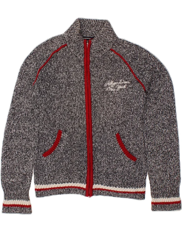 Buy More, Save More TOMMY HILFIGER Womens Cardigan Sweater UK 14 Medium Grey Cotton