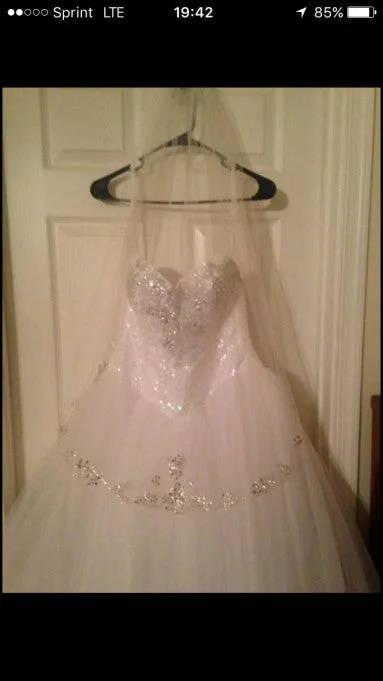 Savings Alert David's Bridal Ball gown