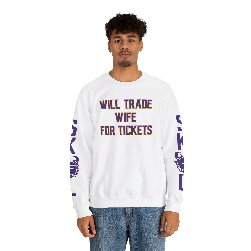 Epic Deals Unisex Heavy Blend™ Crewneck - Wife for Tickets + The Original (Sleeves)