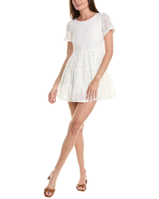 Special Promotion Lucca Eyelet Mini Dress