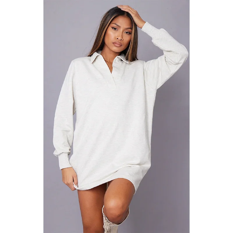 Final Clearance Offwhite Shoulder Pad Collar Sweatshirt