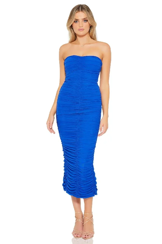 Bargain Prices Nookie Zen Midi Dress - Royal