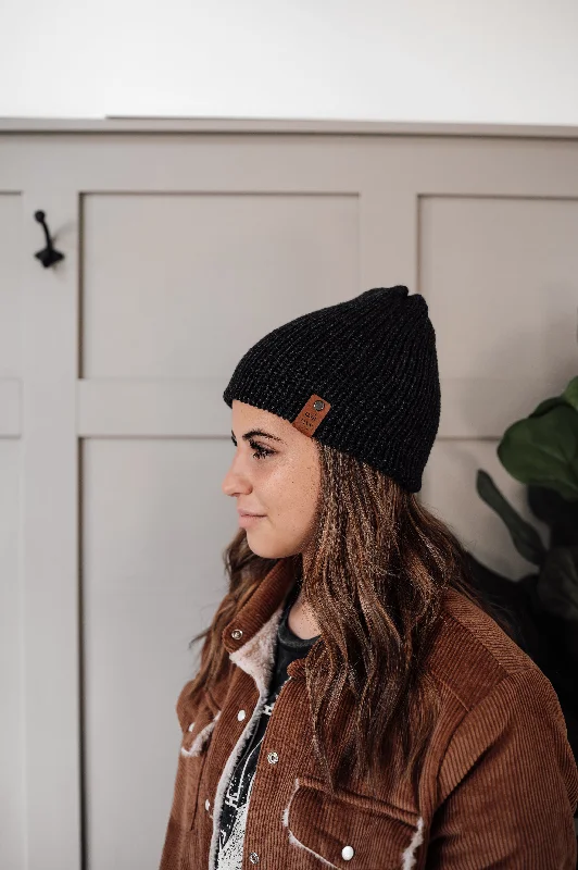 Blowout Deals Woodland Knit Beanie - Dk Grey Heather