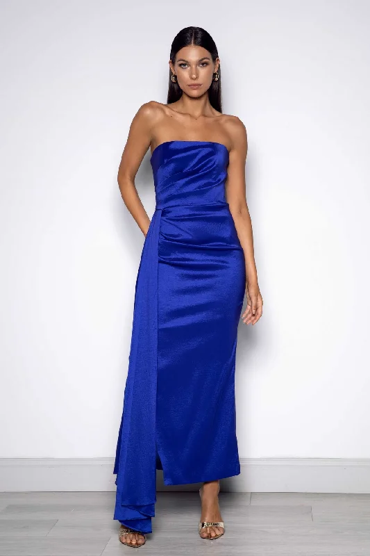 Instant Discount Paulina Dress - Cobalt Blue