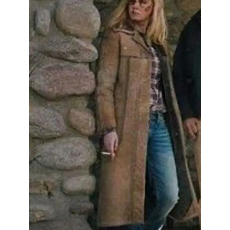 Don't Wait Yellowstone Beth Dutton Leather Coat
