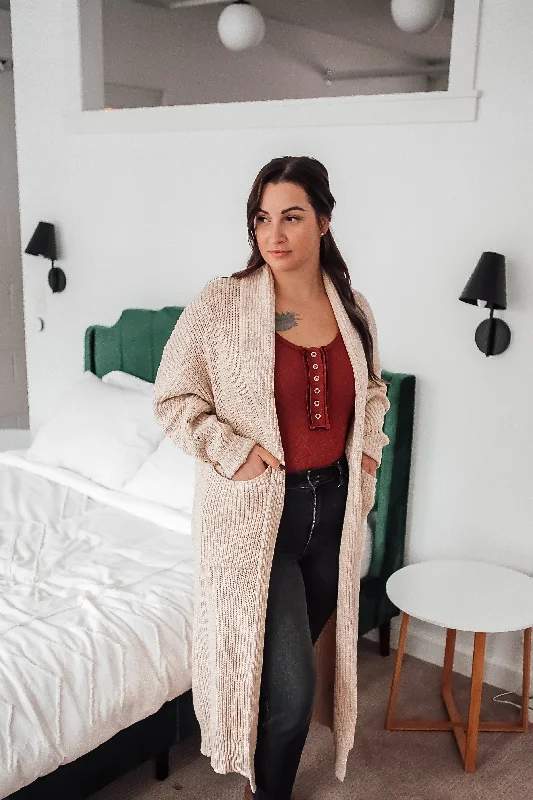 Don't Miss Women's Oversized Sweater Duster Cardigan *FINAL SALE*