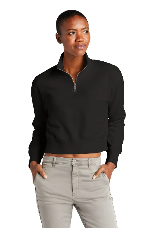 Flash Sale District Womens V.I.T. Fleece 1/4 Zip Sweatshirt - Black