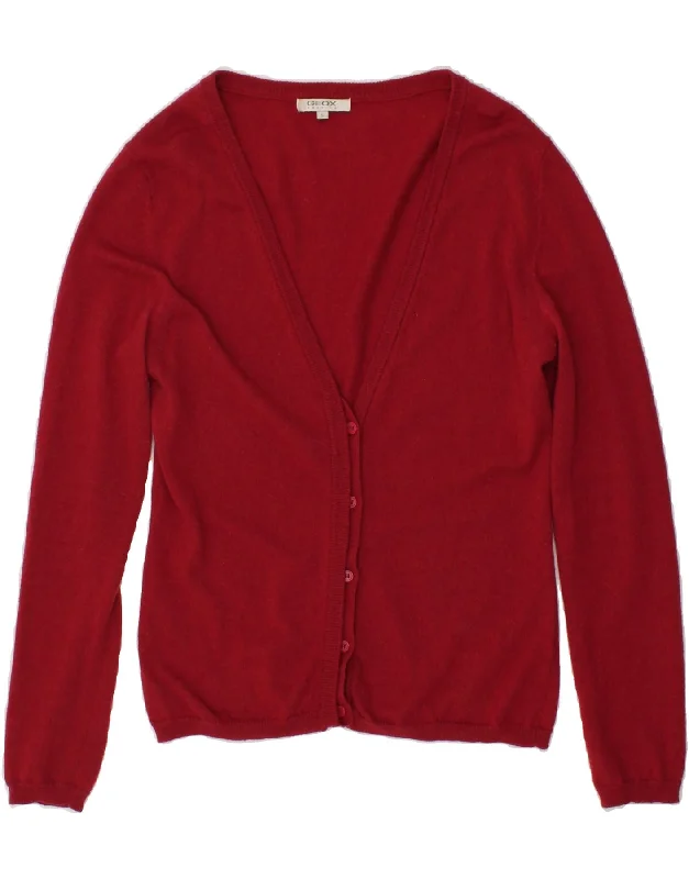 Price Fest GEOX Womens Cardigan Sweater UK 10 Small Red