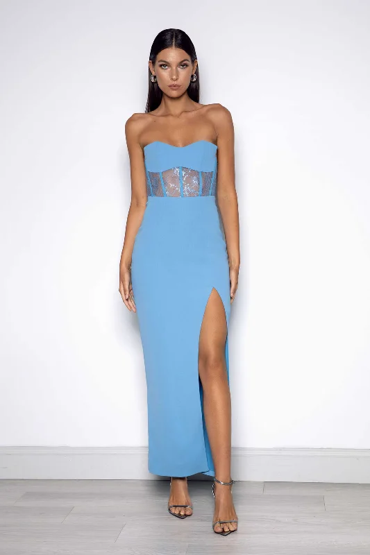 Huge Discounts Elliot Dress - Capri Blue