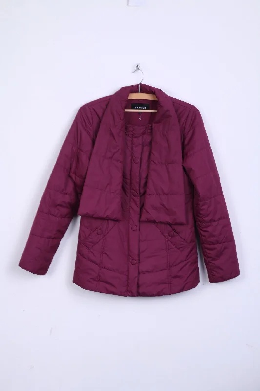 Overstock JAEGER Womens 8 S Jacket Purple Shawl Full Zip Warm